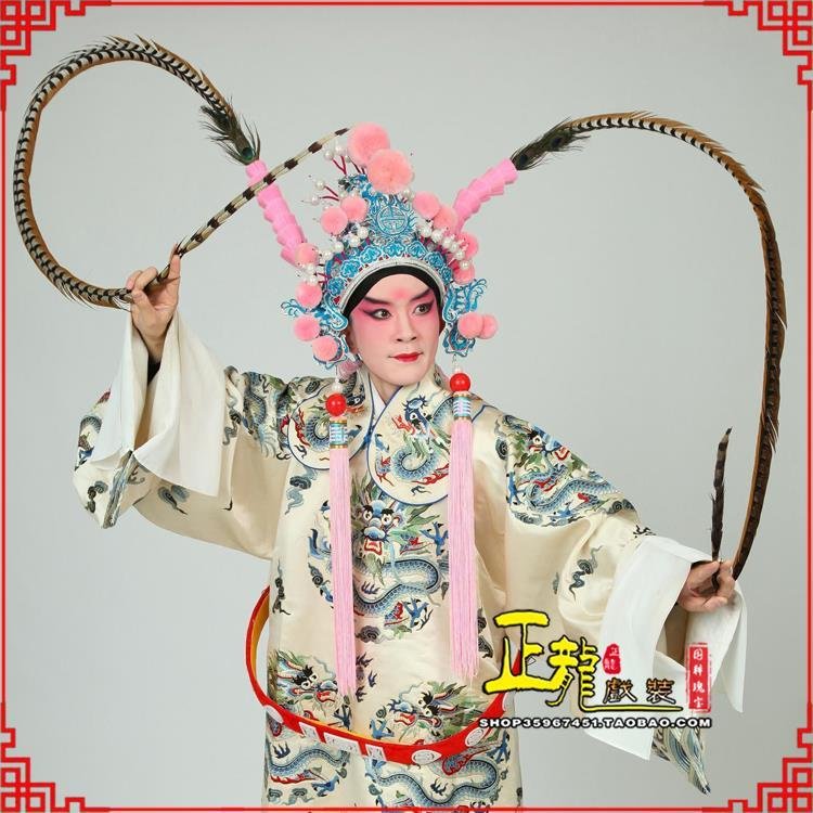 南雄京剧戏曲道具用品舞台演出精品羽毛雉鸡毛 翎子