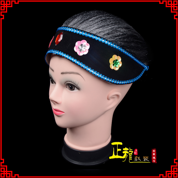 南雄老旦媒婆穷老太婆假发套 老旦头套