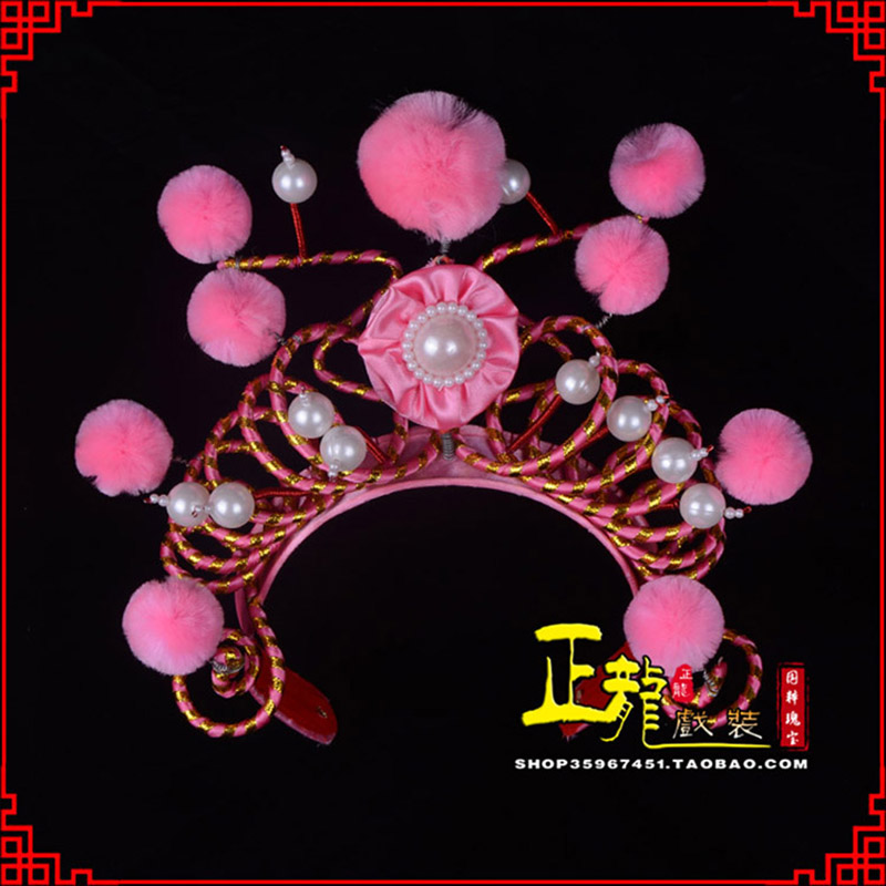 南雄穆桂英花木兰盔帽 女兵额子
